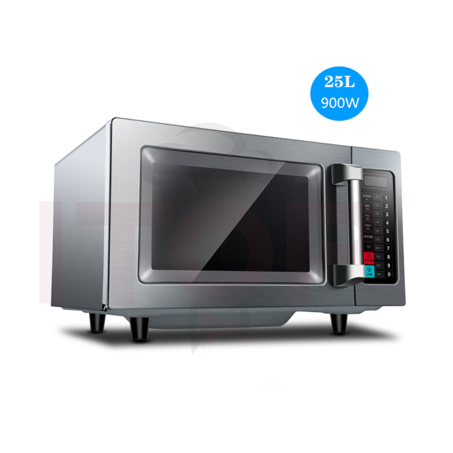 Countertop Digital Touch Control Hotel Brushed Metal Handle 25L Large Capacity 220V 110V Convection Microwave Oven