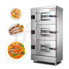 Double Doors Three Doors Large Commercial Steamer Cabinet Large Capacity Rice Cooker and Steamer Rice Steaming Cabinet