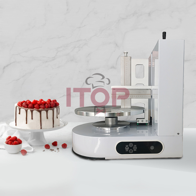 Cake Coating Machine Lazy Baking Equipment Smearing Cream Birthday Cake ...