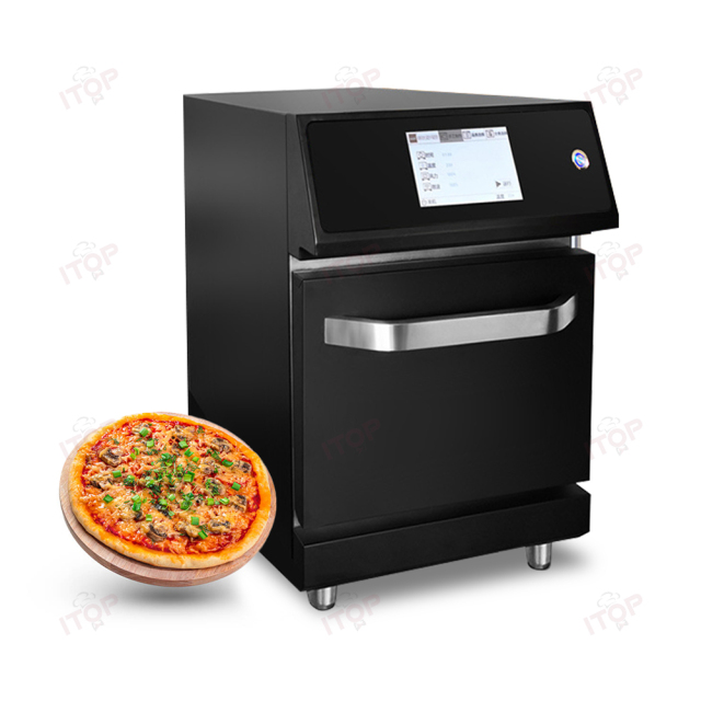 17L High Efficient Single Double Magnetron High Speed Electric Hot Air Microwave Speed Oven Pizza Oven