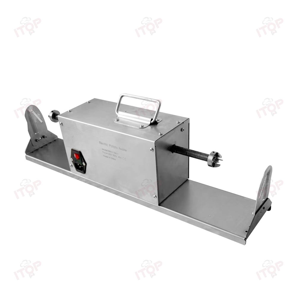 2 Groups Curly Fries Potato Twist Machine Screwdriver Potato Tower Spiral Potato Chip Twist Hot Dog Machine