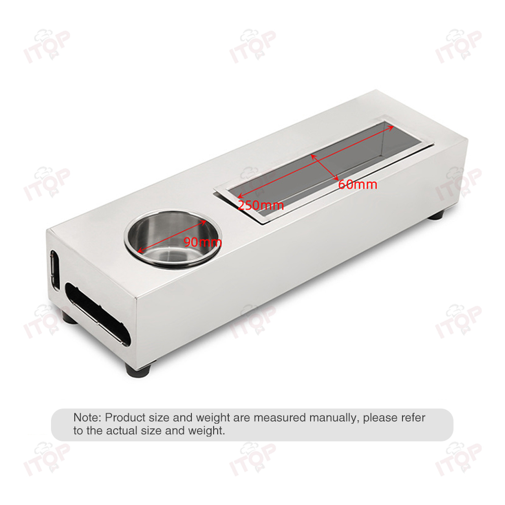Stainless Steel Storage Box Spatula Wooden Crepe Spreader Cleaning Brusher For Sale