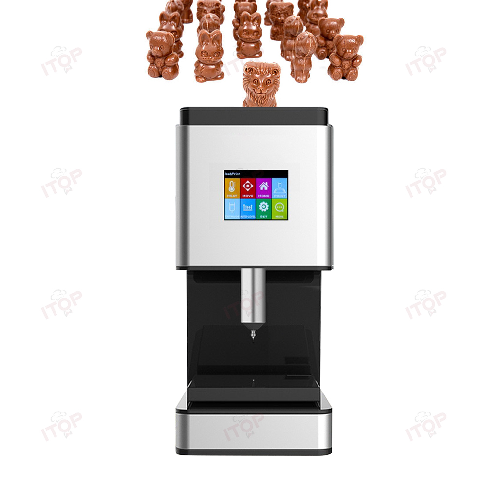 Intelligent Center Hollow Chocolate Food Ball Forming Making Machine 3d Printer Machine Funny 3d Sweet Chocolate Mold Maker