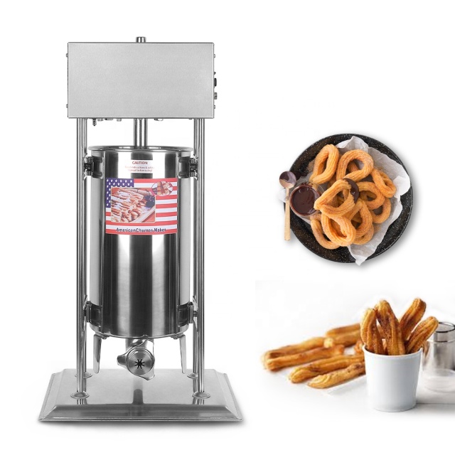 5 Molds Electric Churros Maker 15 Liters Barrel Churro Making Machine Churros Churrera Maker