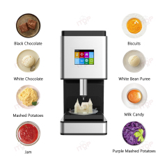Intelligent Center Hollow Chocolate Food Ball Forming Making Machine 3d Printer Machine Funny 3d Sweet Chocolate Mold Maker