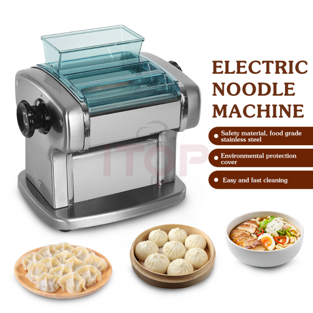 Chinese Electric Lasagne Ravioli Maker Home Spaghetti Noodle Making Machine Automatic Pasta Maker Small Dough Pressing Machine