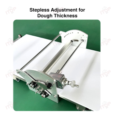 Portable Semi Auto Pastry Croissant Dough Sheeter Table Top Mini Dough Sheeter Machine