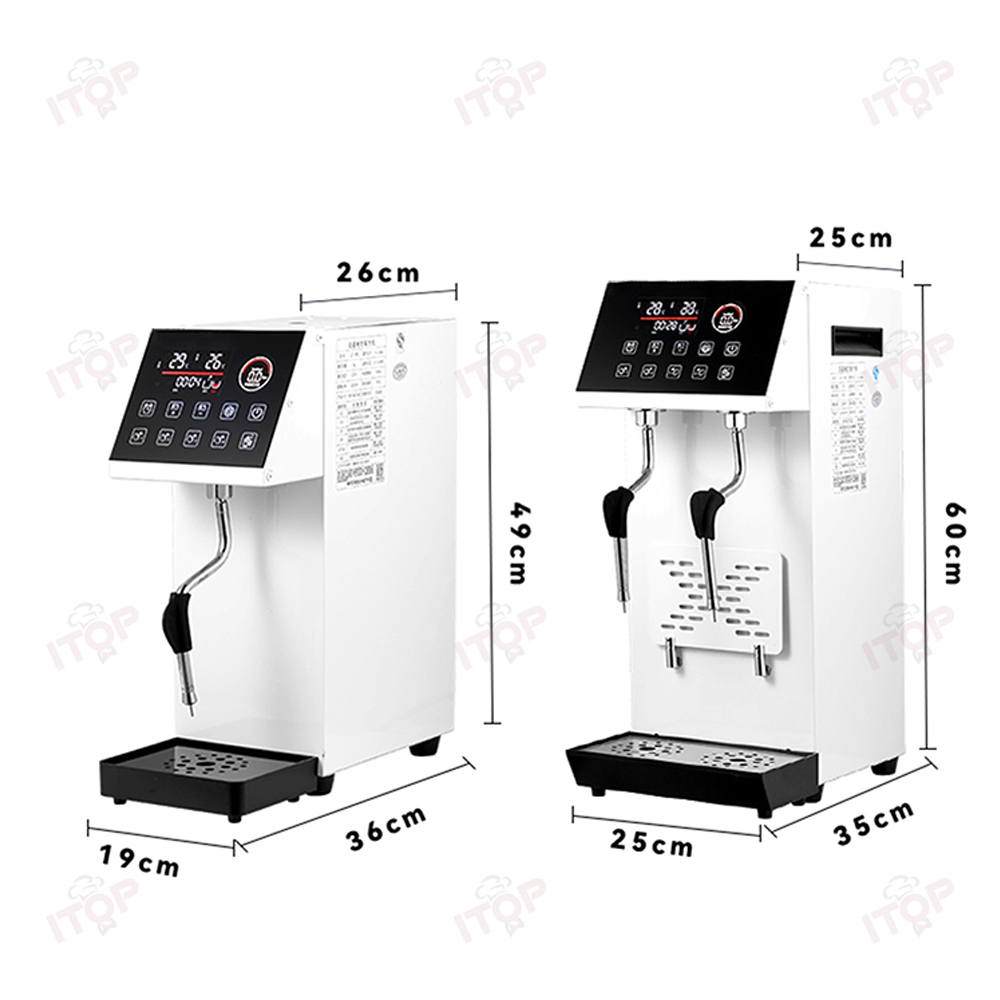 Commercial Intelligence Steam Milk Froth Machine 6L Steam Milk Bubble Machine Steam Boiling Water Machine