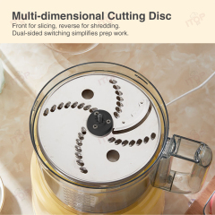 Multi-functional Electric Household Fruit Vegetable Chopper Slicer Cutter Shredder With Meat Grinder Dough Mixer Function