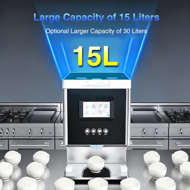Commercial Tabletop Rice Dispenser Intelligent Kitchen Equipment Fully Automatic Canteen Cooked Rice Dispenser