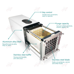 Smart Electric Auto Potato Chopper Sharp Blade Potato Slicer French Fried Potato Cutter