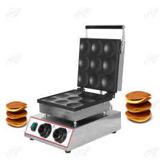 Digital Commercial Stainless Steel Dorayaki Pancake Maker Machine 9 Holes Poffertjes Grill Electric Pancake Waffle Baker