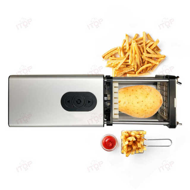 Smart Electric Auto Potato Chopper Sharp Blade Potato Slicer French Fried Potato Cutter