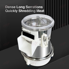 Commercial Cooked Meat Slicer Shredder Chicken Breast Beef Shredding Cutting Machine