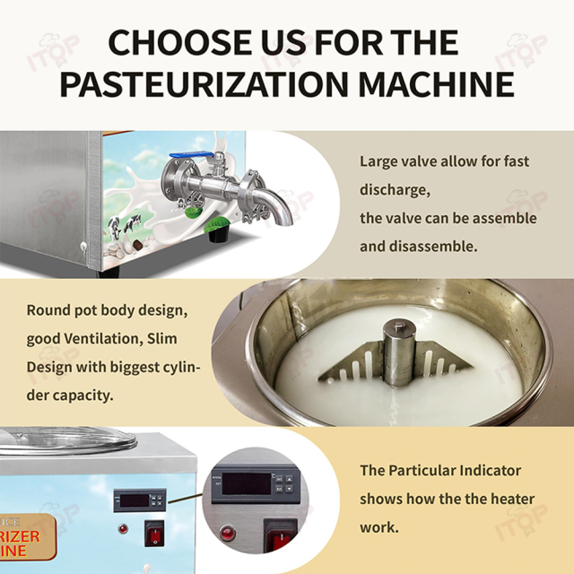 High Speed Yogurt Pasteurization Machine Best Price 14l Milk Pasteurizer Pasteurizadora Manufacture