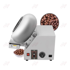110v 220v Commercial Electric Heating Chocolate Almond Nut Coating Machine Peanut Sugar Coating Rounding Drying Machine