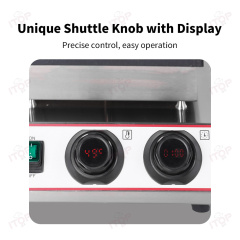 Digital Commercial Stainless Steel Dorayaki Pancake Maker Machine 9 Holes Poffertjes Grill Electric Pancake Waffle Baker