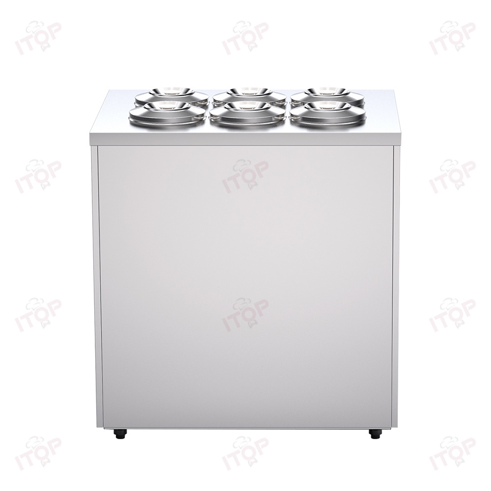 Continuous Pozzetti Gelato Ice Cream Display Freezer Showcase for Sale