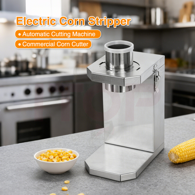 Fresh Sweet Cutter Maize Peeler Machine Corn Kernel Removing Separator Corn Threshing Machine