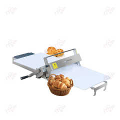 Stainless Steel Roller Manual Dough Sheeting Rolling Machine Croissant Pastry Bread Dough Sheeter