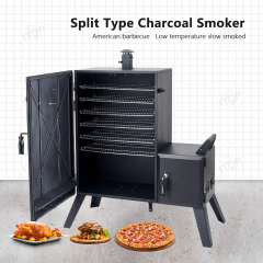Bacon Ham Herring Meat Smoker Grills Outdoor Vertical Offset Charcoal Smoker Barbecue Grill