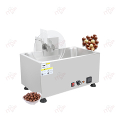 6l-14l Heavy Duty Stainless Steel Commercial Chocolate Melting and Mixing Machine Chocolate Tempering Pot With Rotation Roller