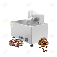 6l-14l Heavy Duty Stainless Steel Commercial Chocolate Melting and Mixing Machine Chocolate Tempering Pot With Rotation Roller