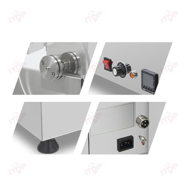 6l-14l Heavy Duty Stainless Steel Commercial Chocolate Melting and Mixing Machine Chocolate Tempering Pot With Rotation Roller