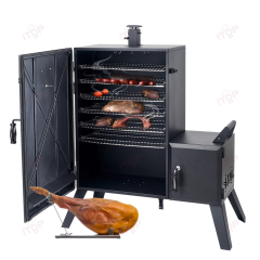 Bacon Ham Herring Meat Smoker Grills Outdoor Vertical Offset Charcoal Smoker Barbecue Grill