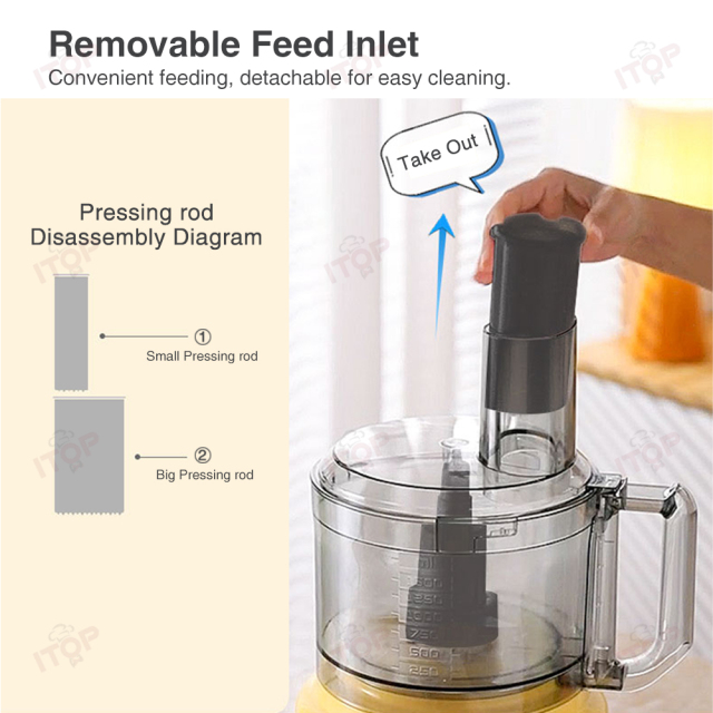 Multi-functional Electric Household Fruit Vegetable Chopper Slicer Cutter Shredder With Meat Grinder Dough Mixer Function