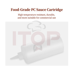 Jam Filler Bottle Sauce Gun Salad Dressing Gun Stainless Steel 304 Mustard Mayonnaise Hamburger Sauce Dispenser Gun