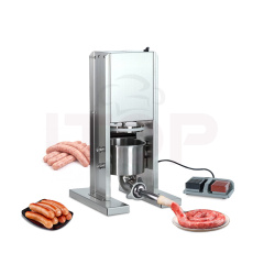 Commercial Electric Sausage Stuffer Foot Pedal Type Stainless Steel Salami Filler Maker Automatic 3l Sausage Filling Machine