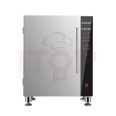 Stainless Steel Countertop Auto Lifting Commercial Deep Fryer 5-Stage Purification 4500W Temperature Control