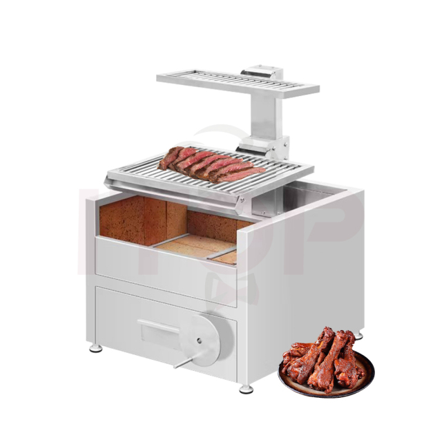 Table Top Design Double-tier Grill Commercial Barbecue Factory Supplies Gaucho Grill Santa Maria Adjustable Grill