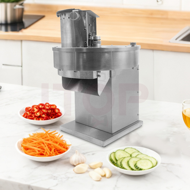 Vegetable Cutting Machine 3mm Shredding and Adjustable Thickness Slicer Machine 110v 220v