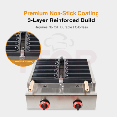 Commercial Gas Chicken 5 Five Wraps Toaster Barbecue Burrito Baker Machine Commercial Non-stick Chicken Burrito Heating Machine