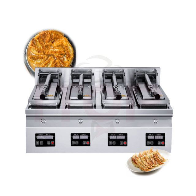 Dumpling Gyoza Frying Machine Automatic Stainless Steel Gyoza Dumpling Cooker