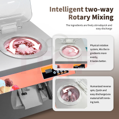 Commercial Automatic Gelato Sorbet Frozen Yogurt Hard Ice Cream Maker 6l Freezing Hopper 24l/h