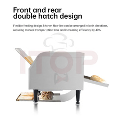 Commercial Heavy-duty Stainless Steel Conveyor Toaster 350 Slices/hour Industrial Electric Toasters