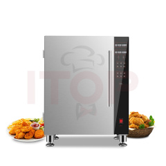 Stainless Steel Countertop Auto Lifting Commercial Deep Fryer 5-Stage Purification 4500W Temperature Control