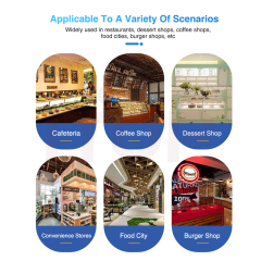 Portable Gelato Ice Cream Freezer Display Electric Countertop Hard Ice Cream Showcase Compressor Refrigerators