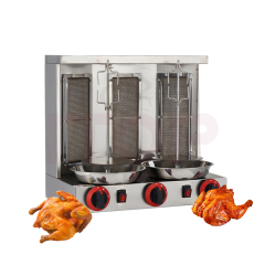 Commercial High Quality Stainless Steel Three-head Gas Bbq Grill for Middle East Hotel & Restaurant Supplies