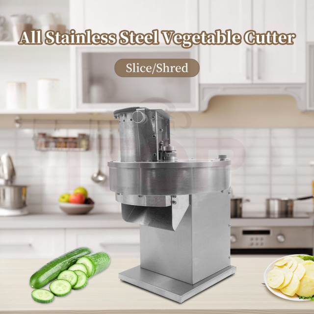 Vegetable Cutting Machine 3mm Shredding and Adjustable Thickness Slicer Machine 110v 220v