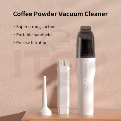 Coffee Powder Vacuum Cleaner Portable Mini Handheld Cordless Car Dry Vacuum Cleaner