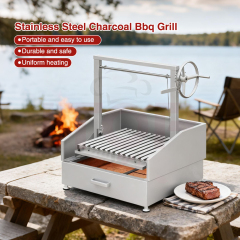 Stainless Steel Outdoor Bbq Parrilla Charcoal Bbq Grill Santa Maria Grill Charcoal Argentine Grill