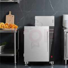 7.5l Commercial Intelligent Touchscreen Electric Deep Fryer With 6 Preset Programs 8-level Fume Purification