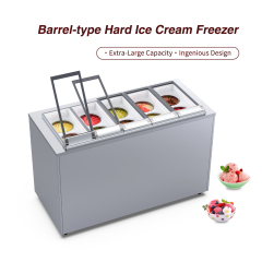 Commercial 4/6/8/10/12 Cylinders Hard Ice Cream Machine Frozen Gelato Making Machine With Imported Compressor