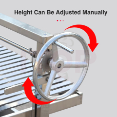 Stainless Steel Argentina Charcoal Bbq Grill Machine Multi Purpose Villa Courtyard Outdoor Party Barbecue Machine