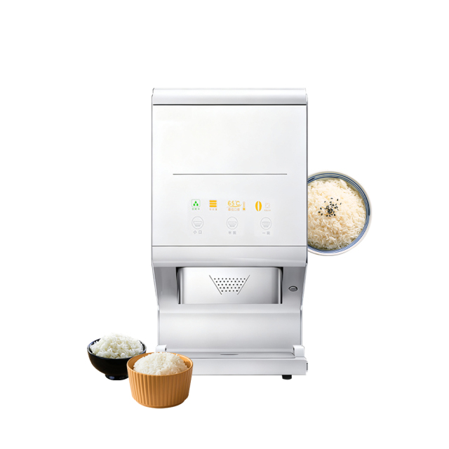 Smart Constant Warming Temperature Cooked Rice Storage Container Quantitative Dispenser For Factory School Hospital Canteen Use