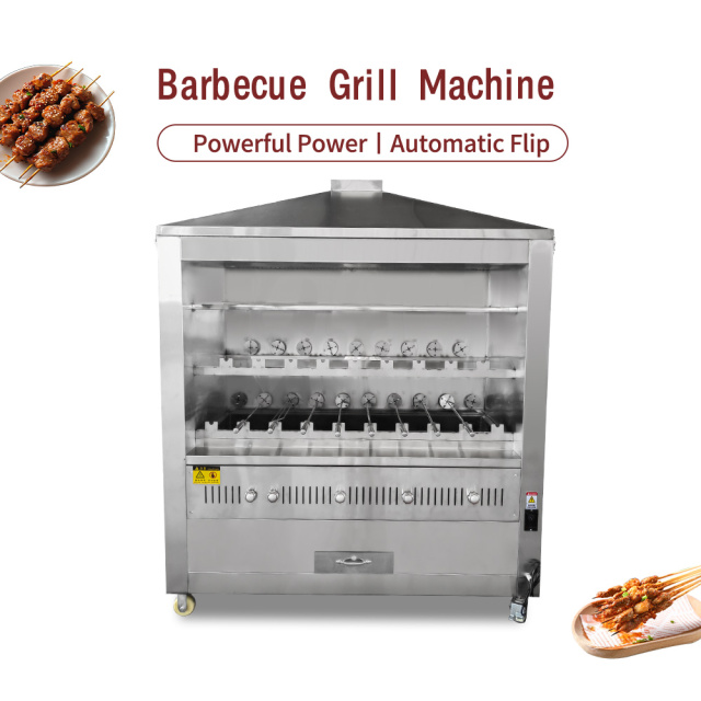 1.3m 1.5m 1.7m 2.0m Big Gas Brazil Barbecue Machine Brazilian Rodizio Machine With Auto Flip Roller